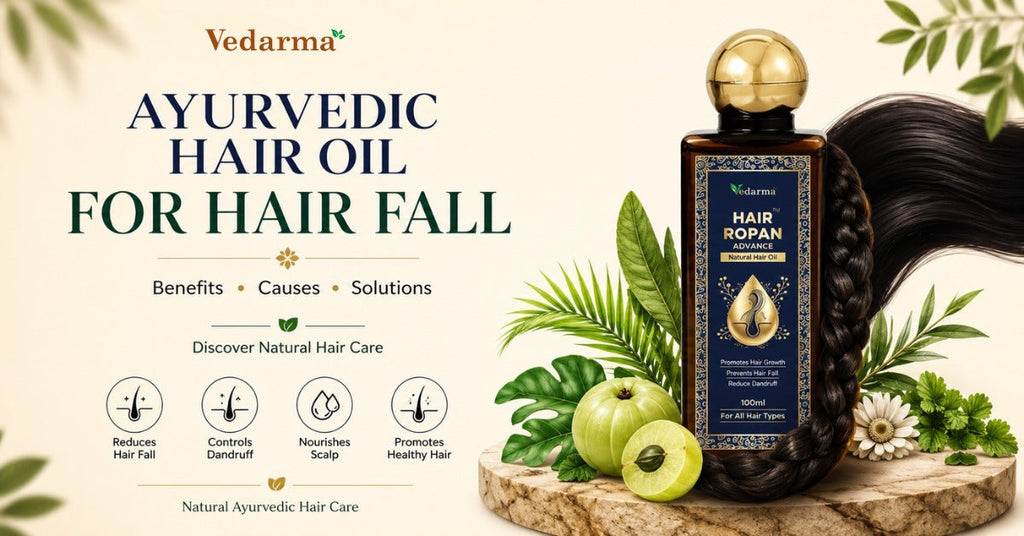 Ayurvedic Hair Oil for Hairfall: Benefits, Causes, Solutions
