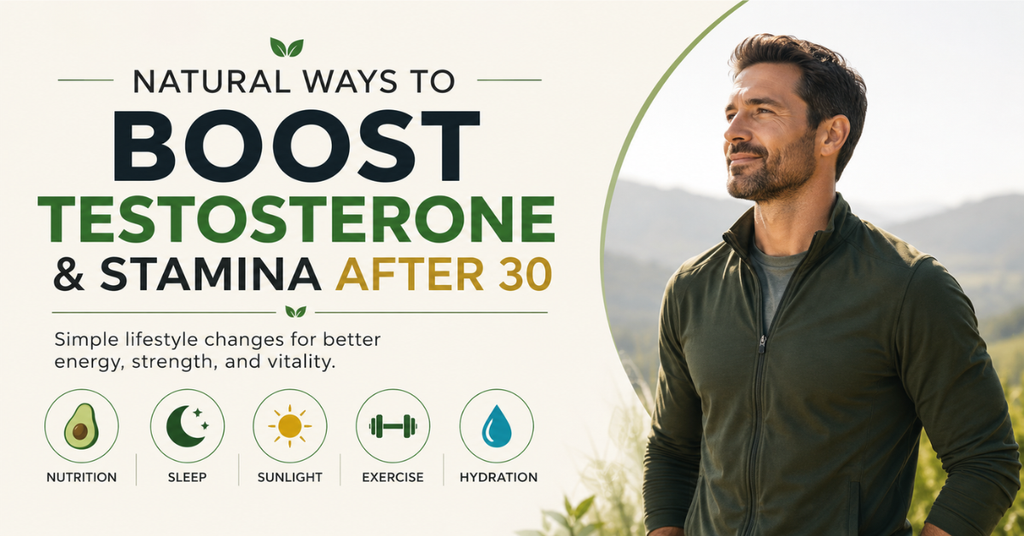 Natural Ways to Boost Testosterone and Stamina After 30