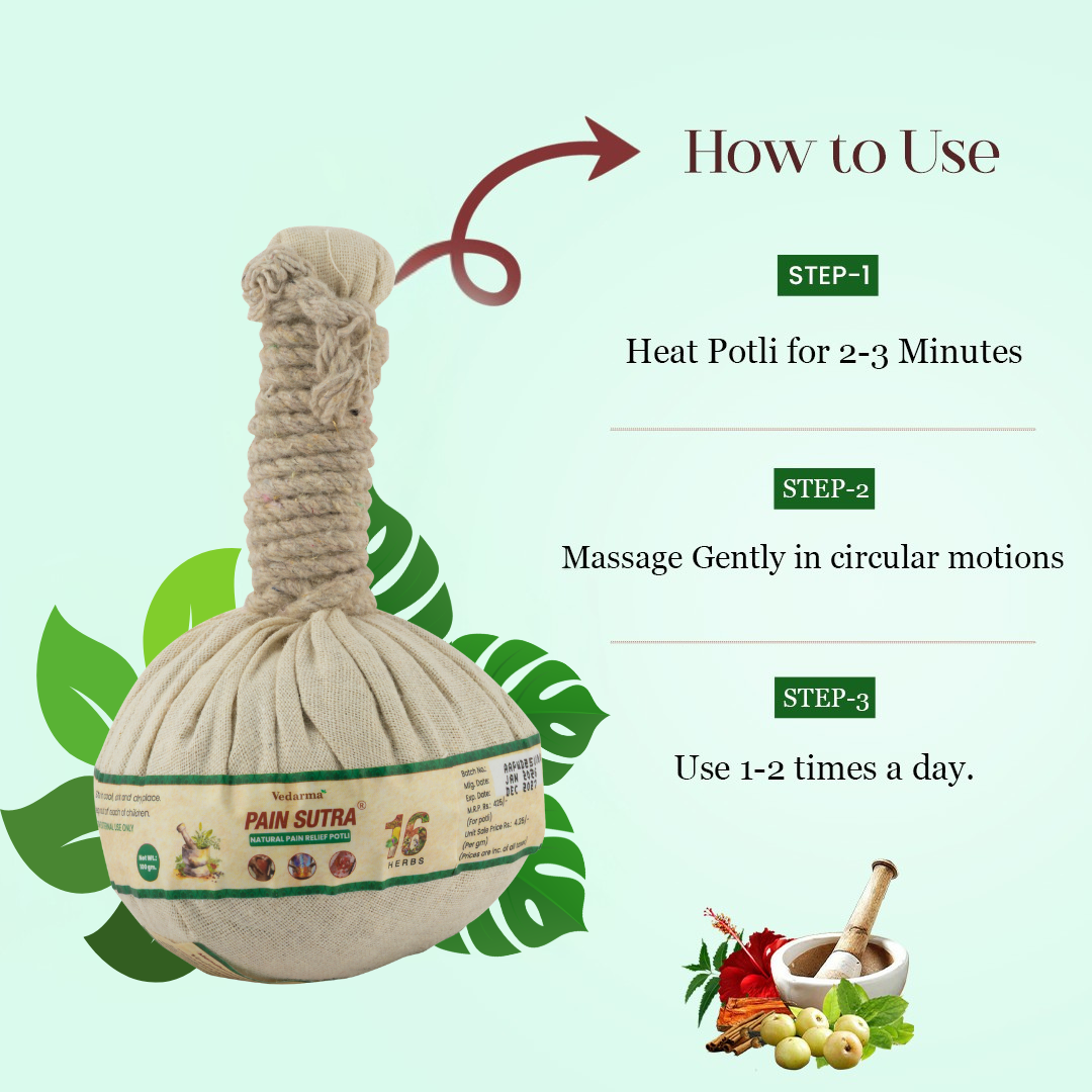 Pain Sutra-Natural Pain Relief Potli Joint Pain, Arthritis Pain, Back Pain
