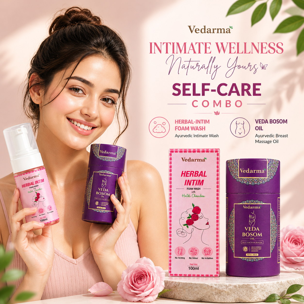 Intimate Wash & Veda Bosom