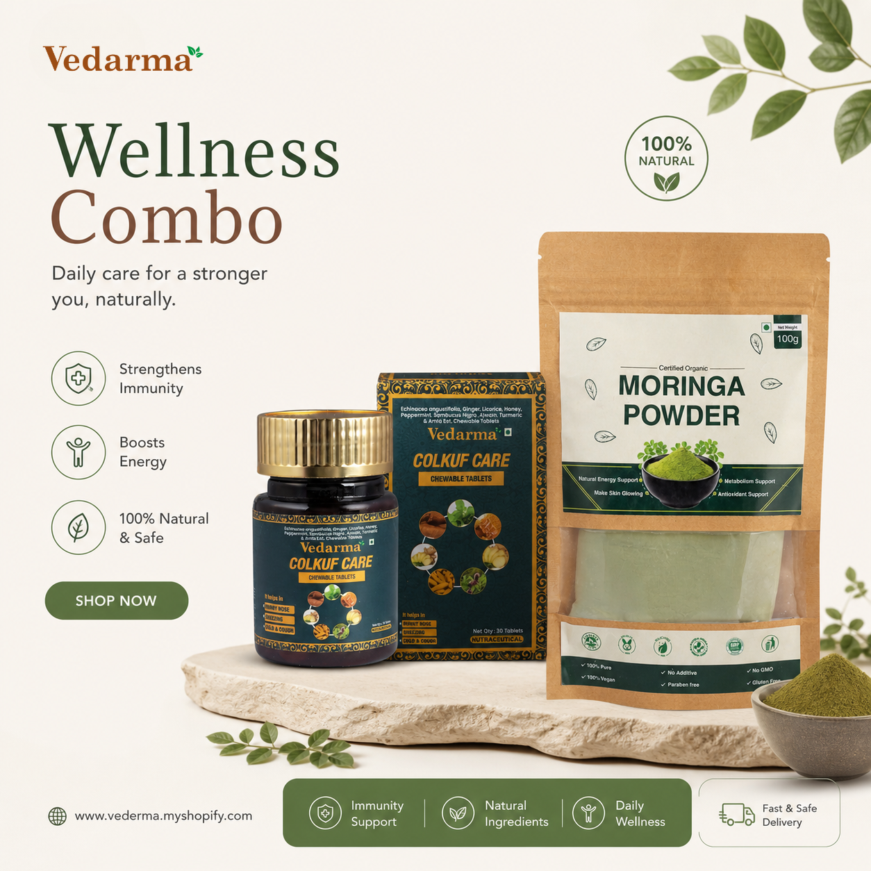 Colkuf Care &  Moringa Powder