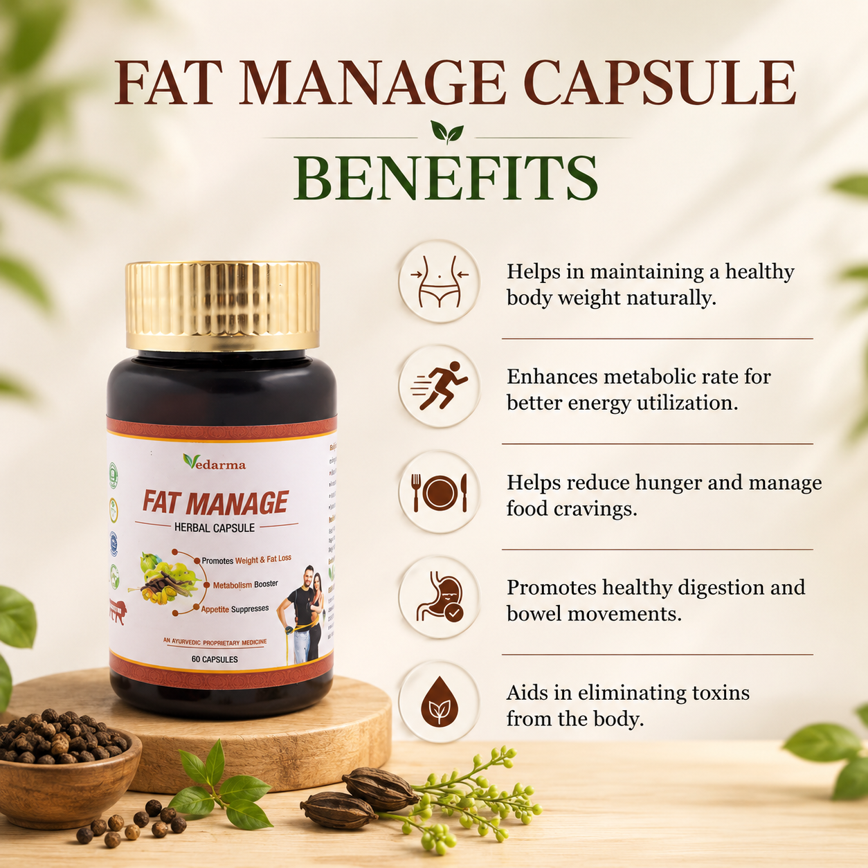 Fat Manage Capsules : Ayurvedic Weight Loss Capsules