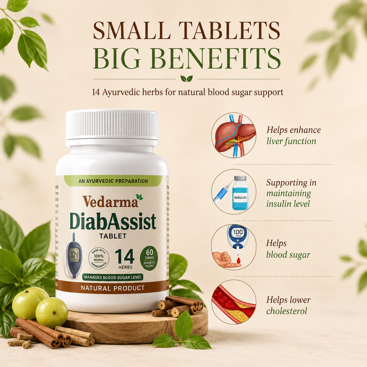 DiabAssist (Tablets) - Control Blood Sugar Naturally