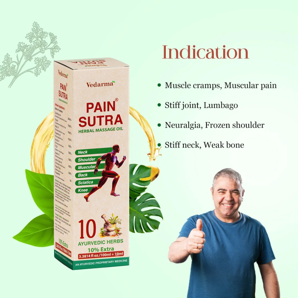 Pain Sutra Ayurvedic Pain Relief Oil + Potli