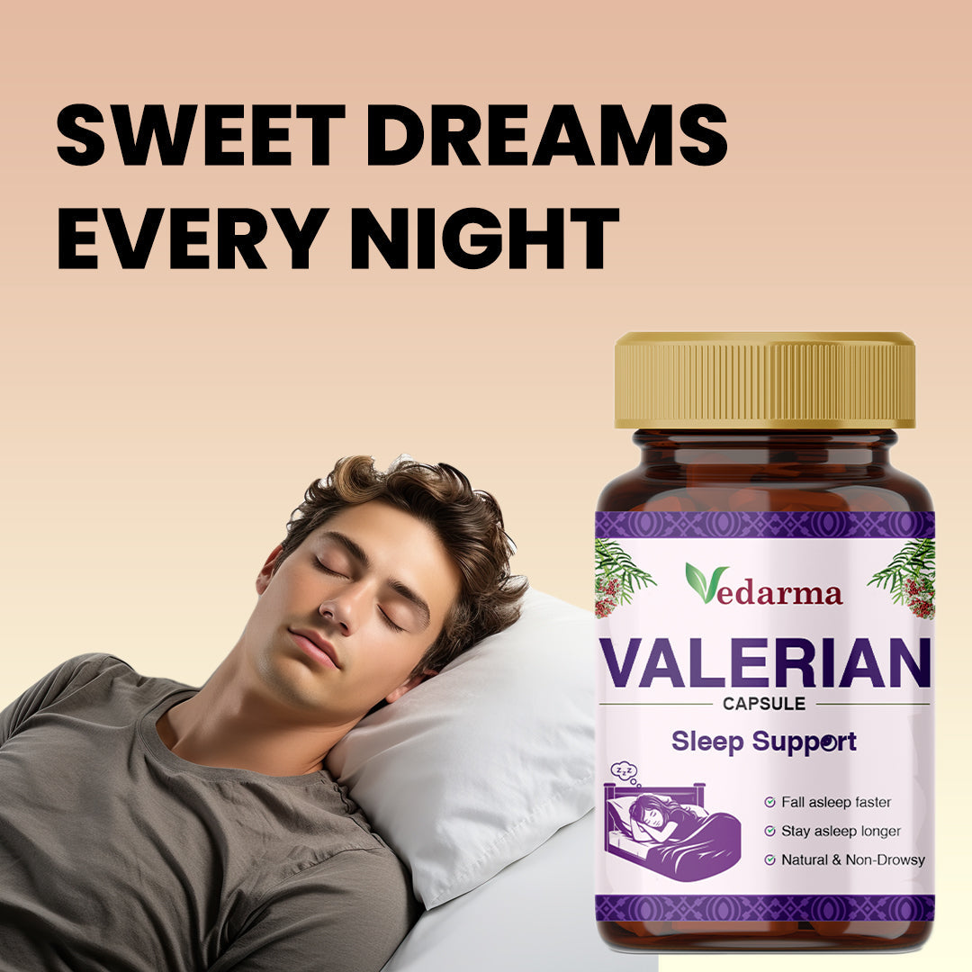 Valerian Capsule- Natural Sleep Support and Stress Relief