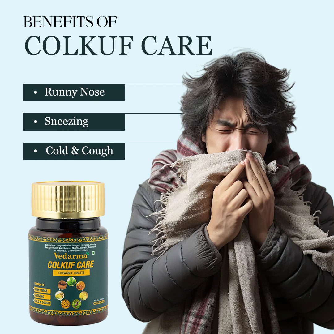 Colkuf Care Chewable Tablets -Relief from Cough and Sore throat