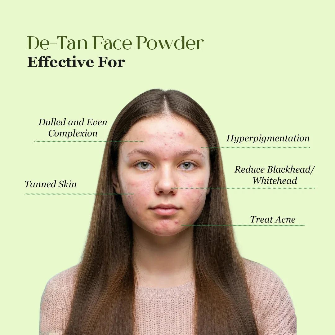 Veda Bosom & De-tan face pack powder