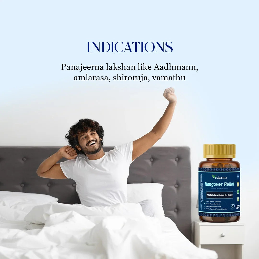 Hangover Relief Capsules- Ayurvedic Hangover Relief Capsules