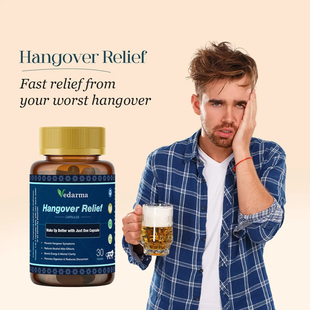 Hangover Relief Capsules- Ayurvedic Hangover Relief Capsules