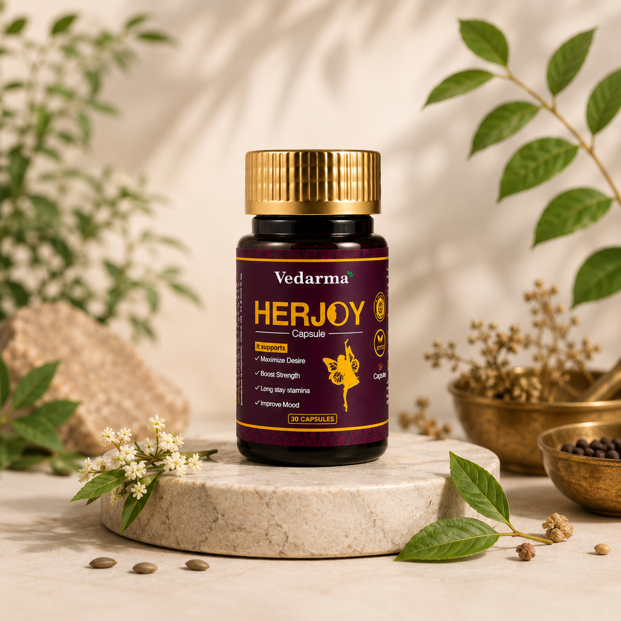 HerJoy Capsule – Women’s Wellness, Mood & Vitality Support Formula