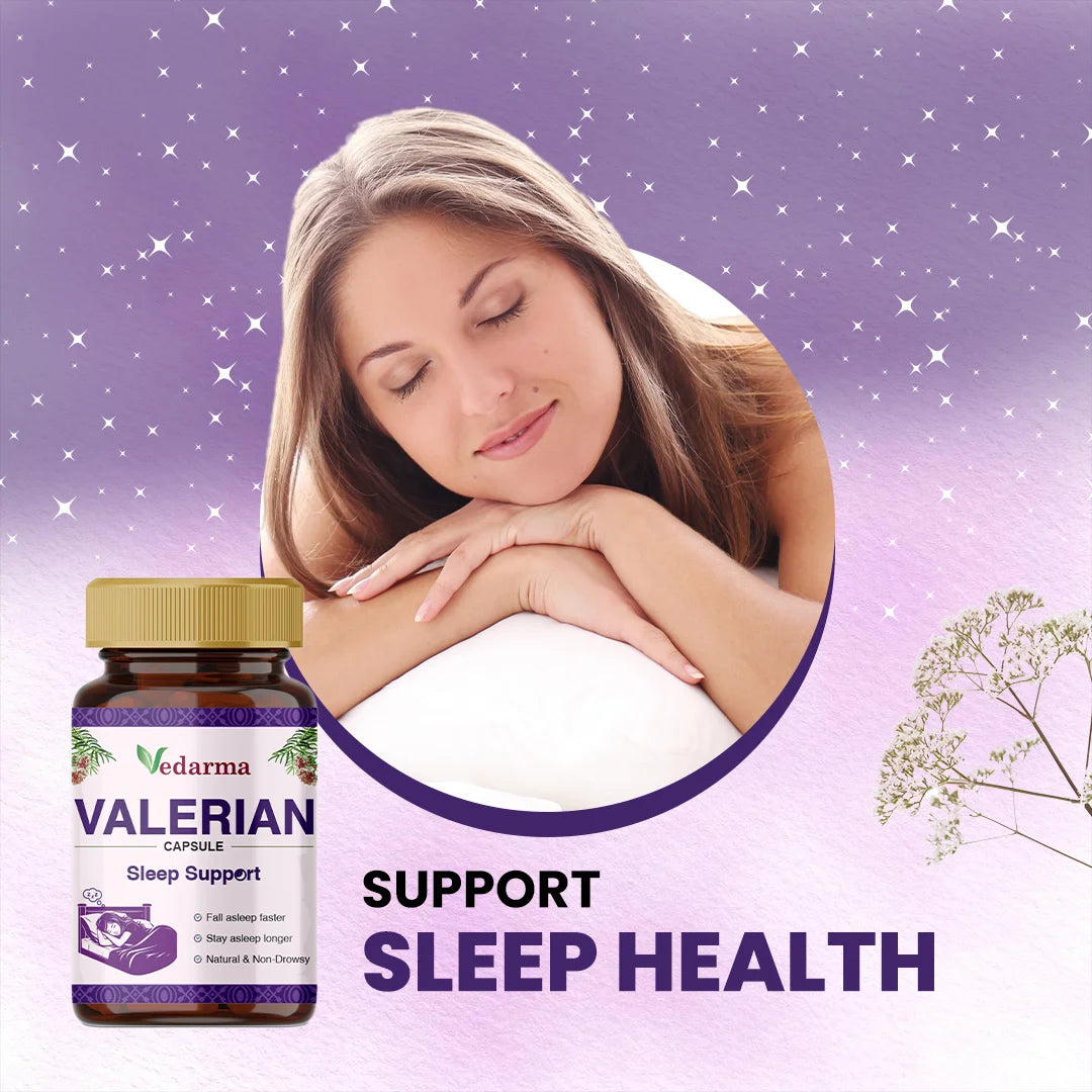 Valerian Capsule- Natural Sleep Support and Stress Relief