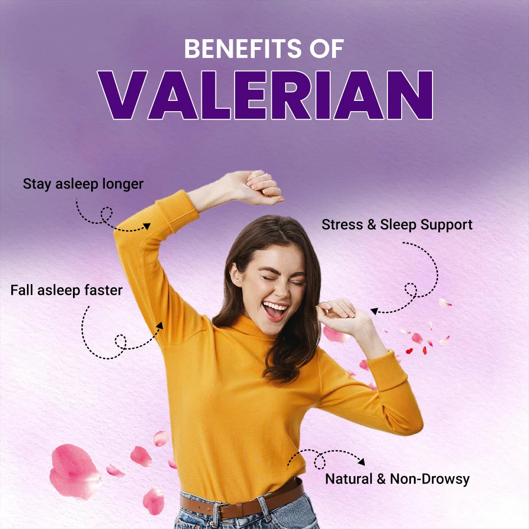 Valerian Capsule- Natural Sleep Support and Stress Relief