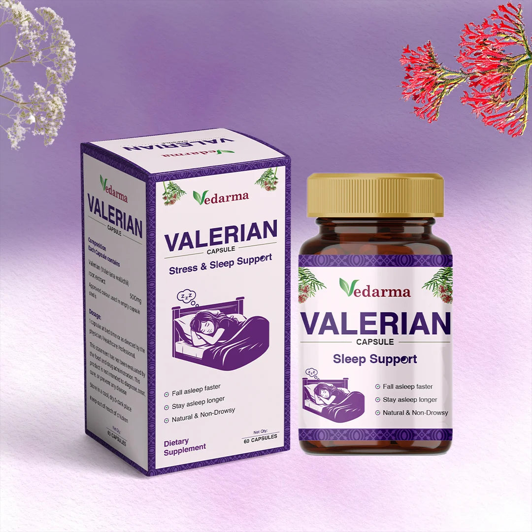 Valerian Capsule- Natural Sleep Support and Stress Relief
