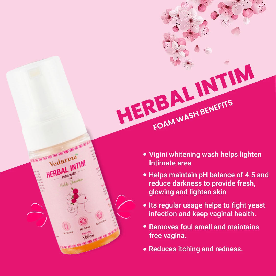 Herbal-Intim Foam Wash - Ayurvedic Intimate Wash