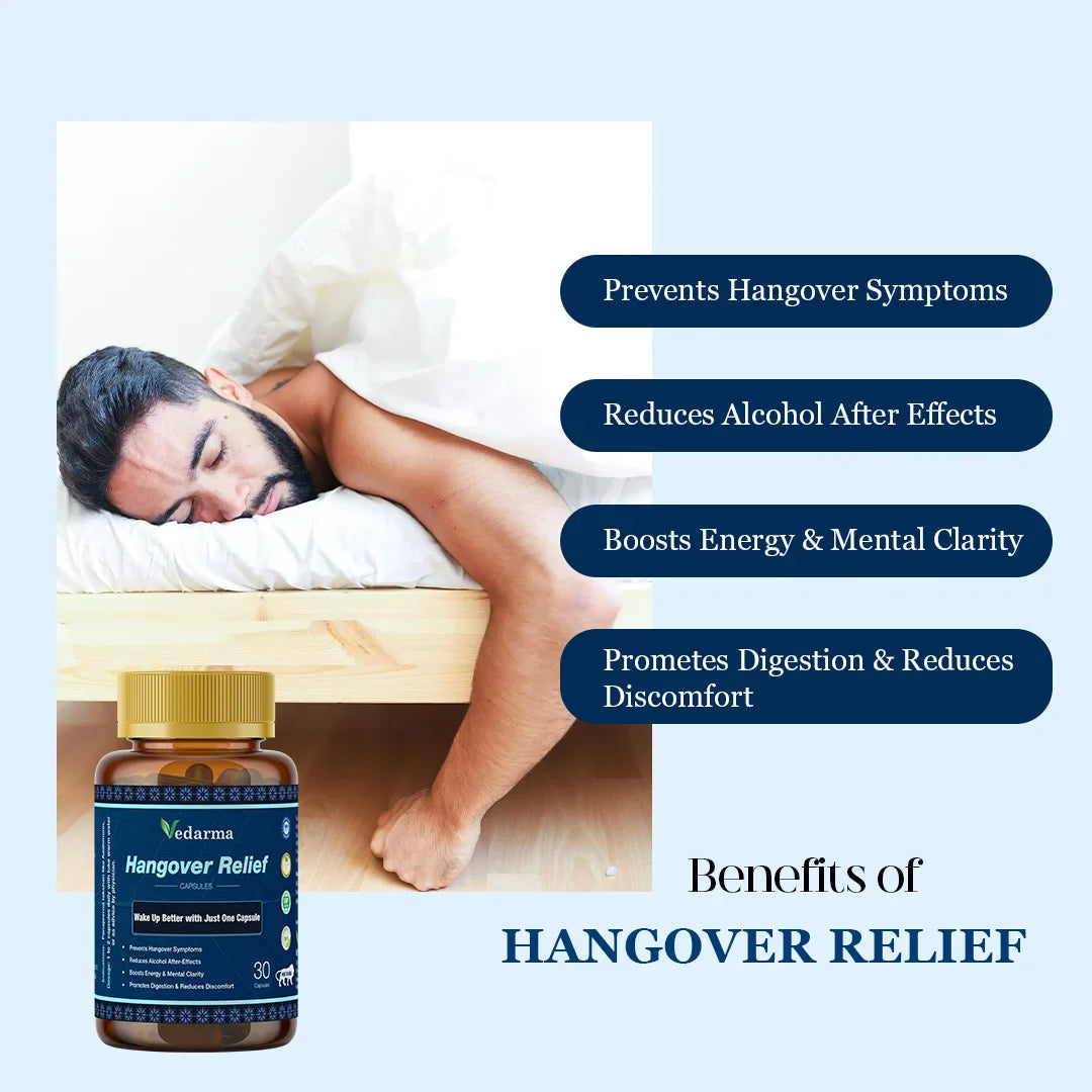 Hangover Relief Capsules- Ayurvedic Hangover Relief Capsules