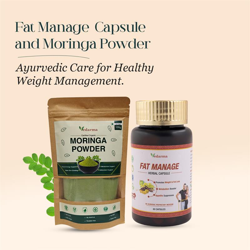 Moringa powder and Fat manage Capsules