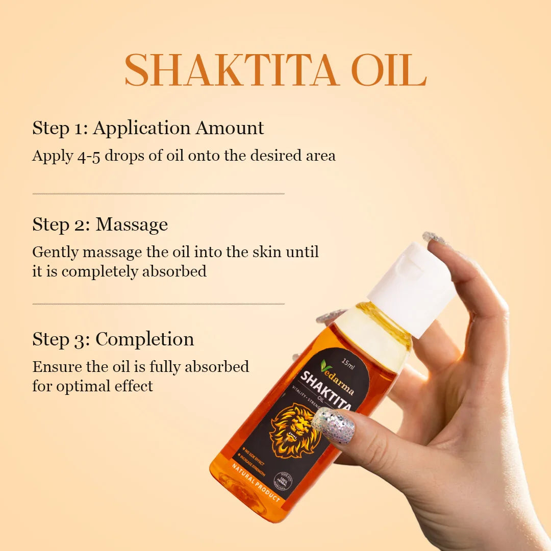 Shaktita Oil – Ayurvedic Stamina Booster for Men