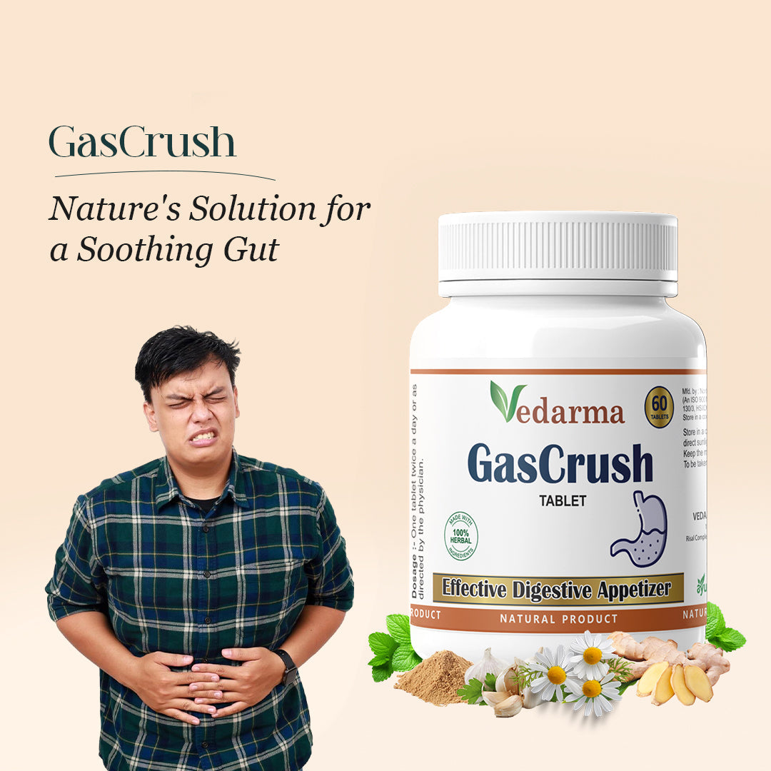 GasCrush (Tablets) - Ayurvedic Medicine for Gas and Acidity