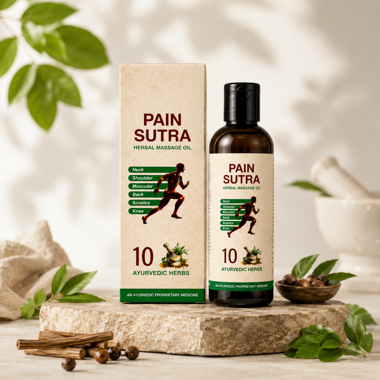 Pain Sutra Ayurvedic Pain Relief Oil – Natural Pain Relief Solution