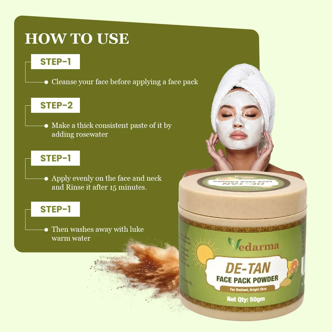 Tea Tree Oil & De - Tan Face Powder