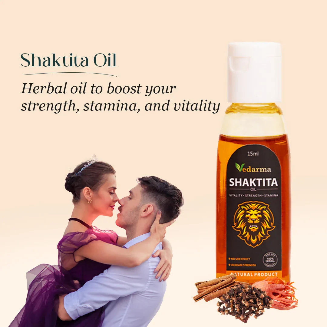 Shaktita Oil – Ayurvedic Stamina Booster for Men